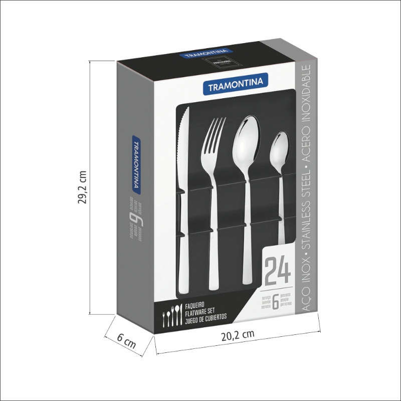 Tramontina 24PC Cutlery Set