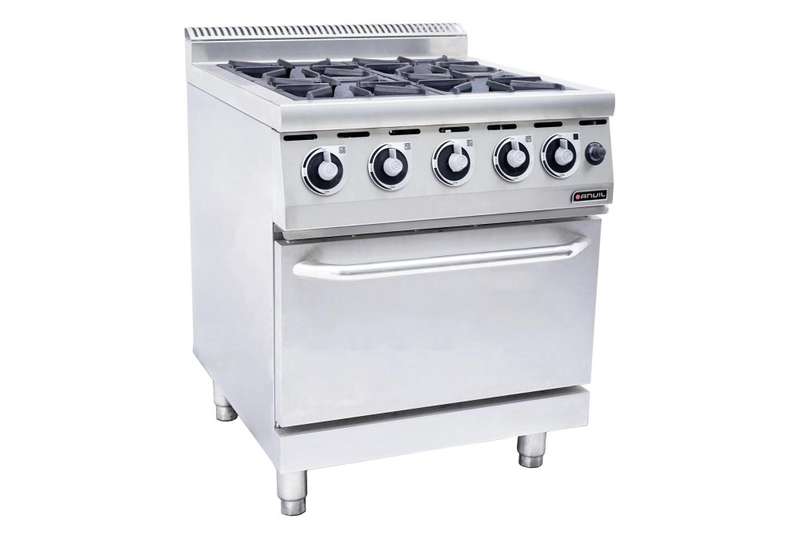 Anvil 4 Burner Stove With Oven - Flame Failure