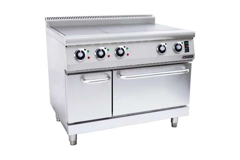 Anvil 3 Plate Solid Top Stove With Oven - Electric