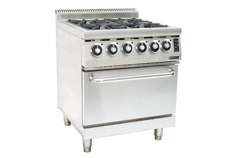 Anvil 4 Burner Stove With Oven - Flame Failure