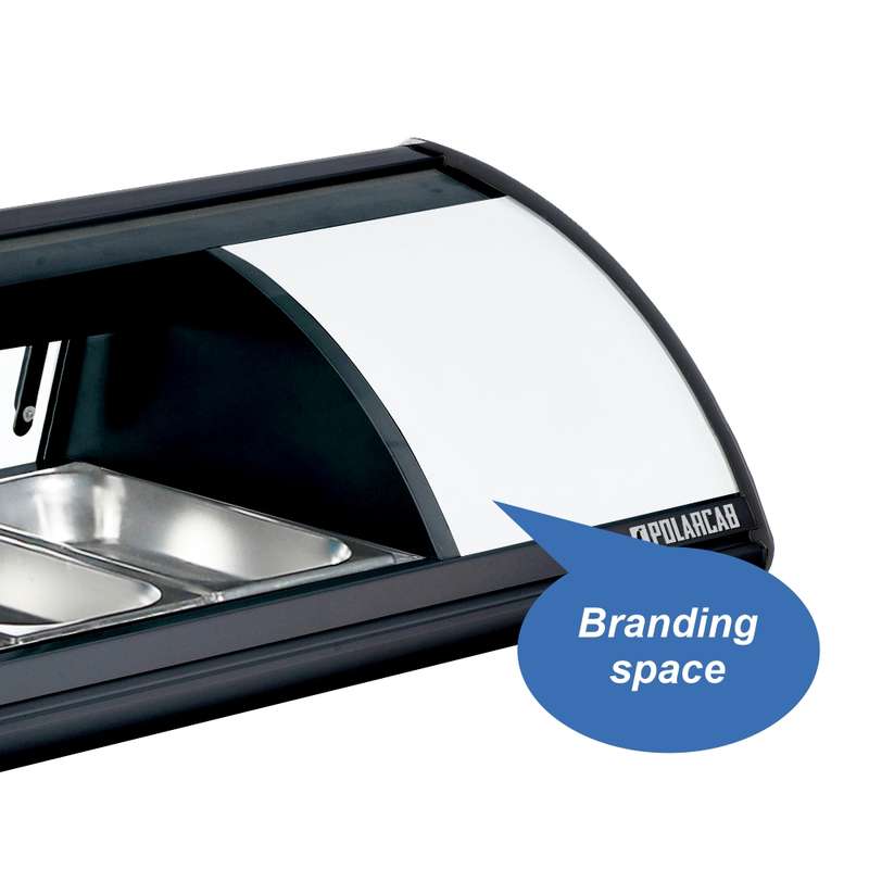 6 Division Sushi Display Fridge - POLARCAB