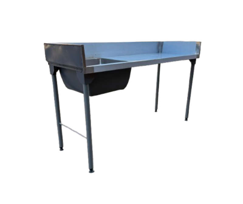 Single Bowl Sink 1700mm - FULL SIDED SPLASHBACKS