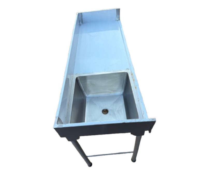 Single Bowl Sink 1700mm - FULL SIDED SPLASHBACKS