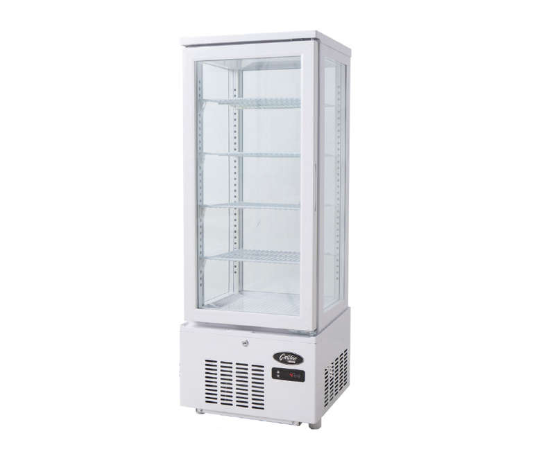 GALILEO Refrigerated Glass Display Fridge - White