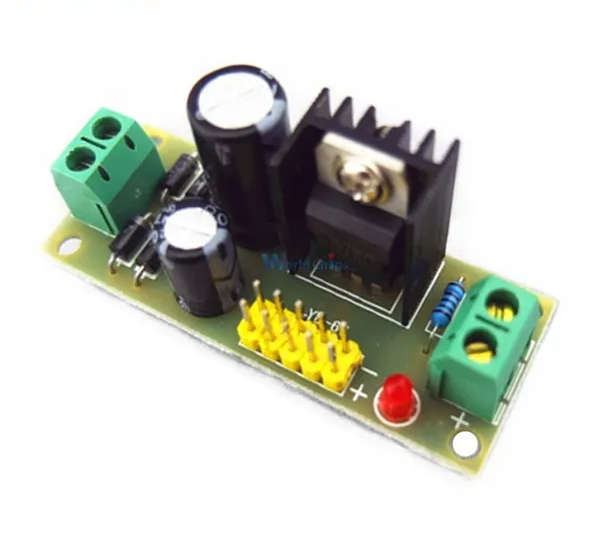L7805 Step Down Converter 7.5V-20V - 5V Regulator Buck Power Supply Module for Arduino