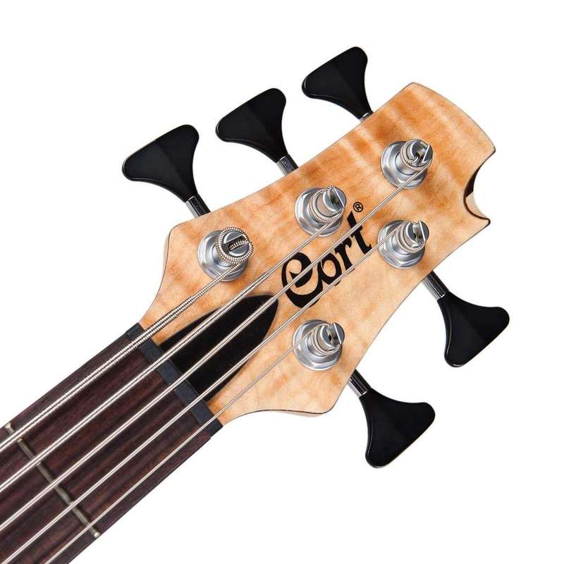 Cort Artisan A5 Plus FMMH 5-String Bass Guitar - Natural