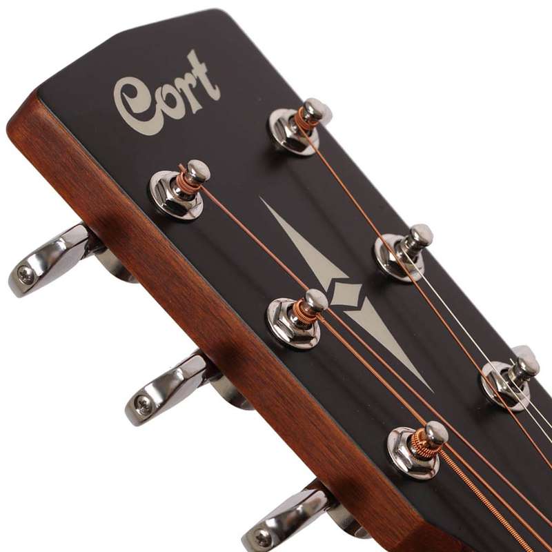 Cort AD880CE Dreadnaught Acoustic-Electric Guitar - Natural Satin