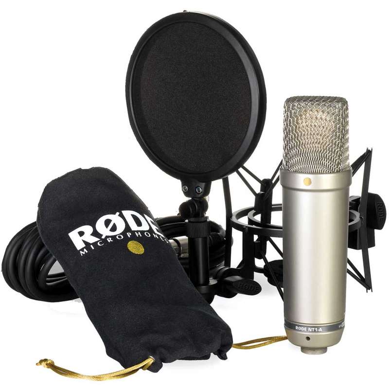 Rode NT1-A Studio Condenser Microphone with Pop Filter