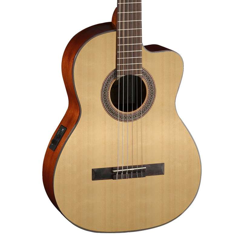 Cort AC120CE Nylon String Classical-Electric Guitar - Open Pore Natural
