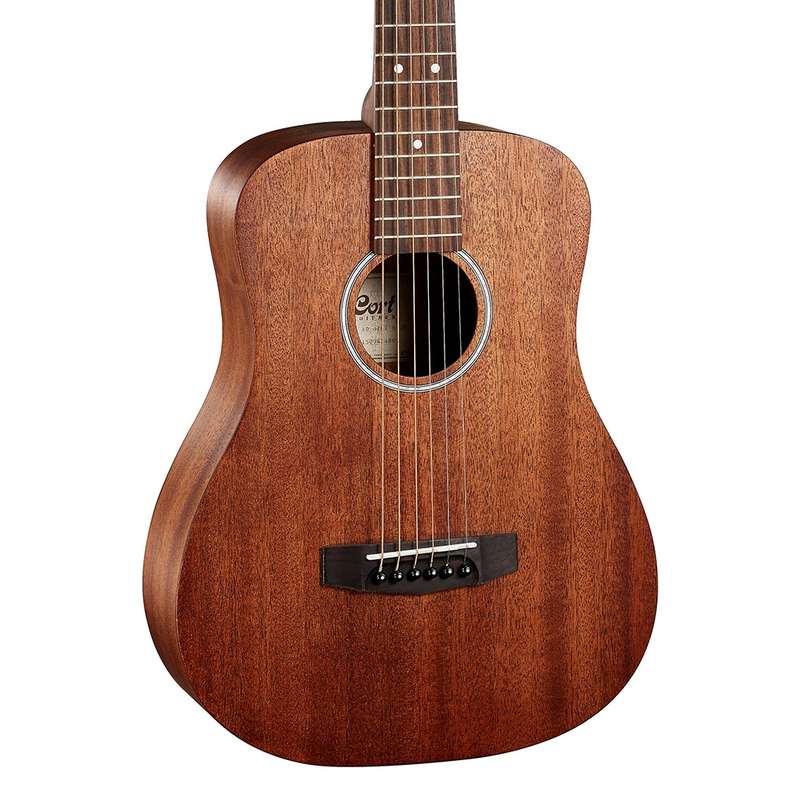 Cort AD Mini M Travelers Guitar - Natural Satin Mahogany