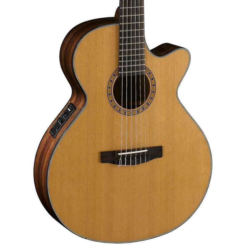 Cort CEC7 Classical Guitar with Pickup - Natural