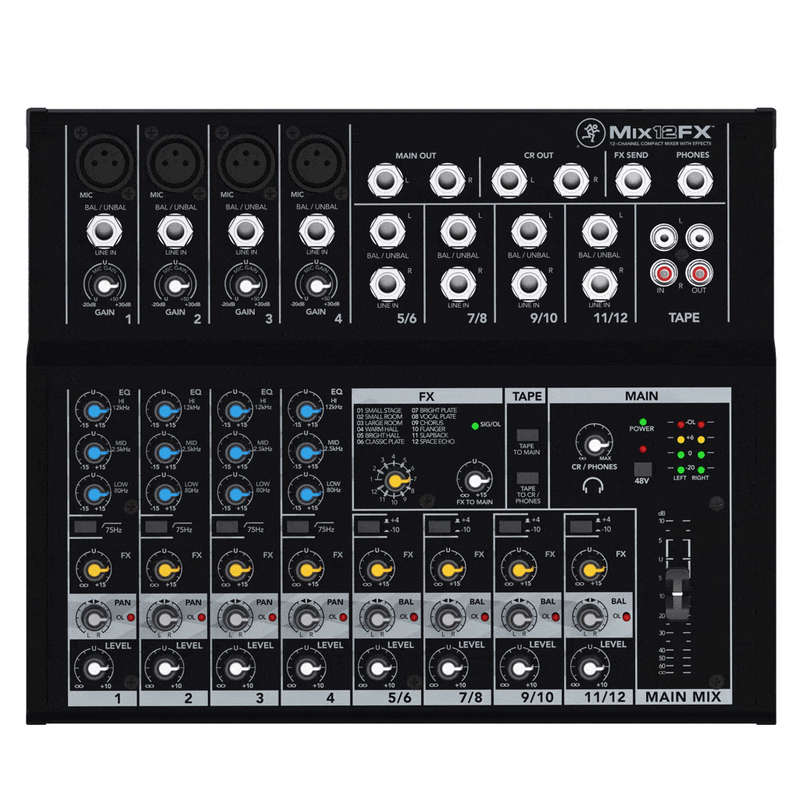 Mackie MIX12FX 12-Channel Mixer with FX