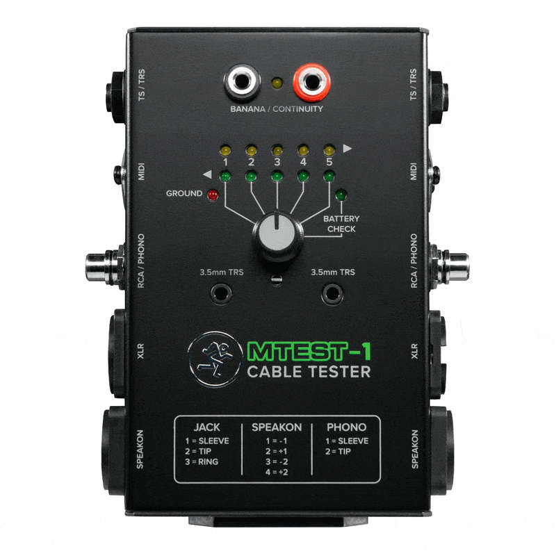 Mackie MTEST-1 Cable Tester