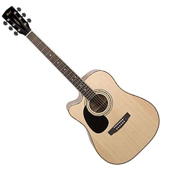 Cort AD880CE Left-Hand Acoustic-Electric Guitar - Natural