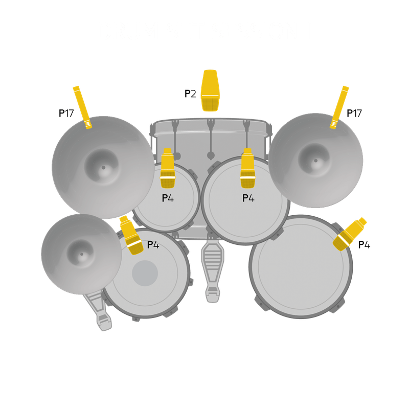 AKG Drum Set Session 1 Drum Microphone Set