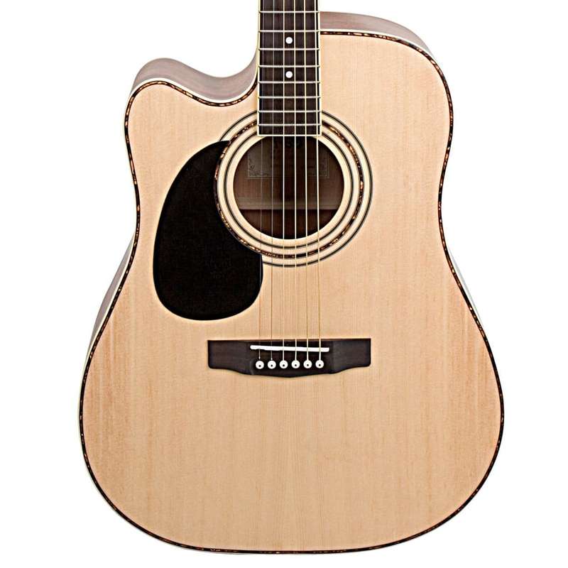 Cort AD880CE Left-Hand Acoustic-Electric Guitar - Natural