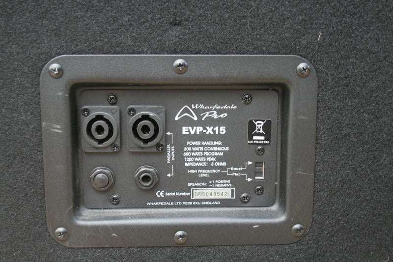 Wharfedale EVP X15 MkII PA Speakers (Pair)