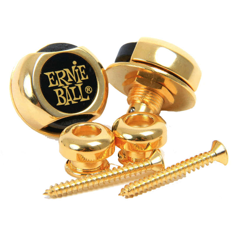 Ernie Ball Super Locks Strap Lock Set - Gold