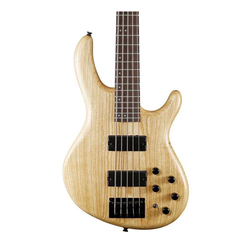 Cort Action Bass DLX 5-String Bass w/ Markbass EQ - Open Pore Natural