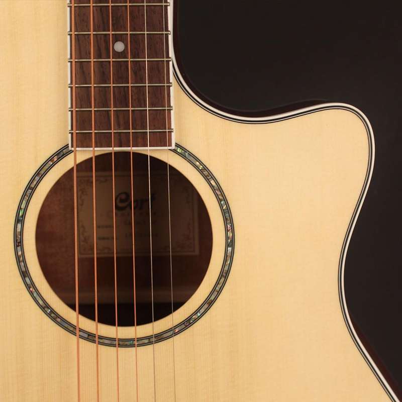 Cort GA-MEDX Acoustic-Electric Guitar - Natural