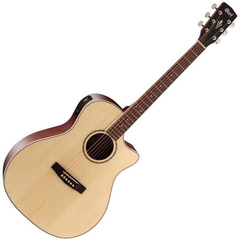 Cort GA-MEDX Acoustic-Electric Guitar - Natural