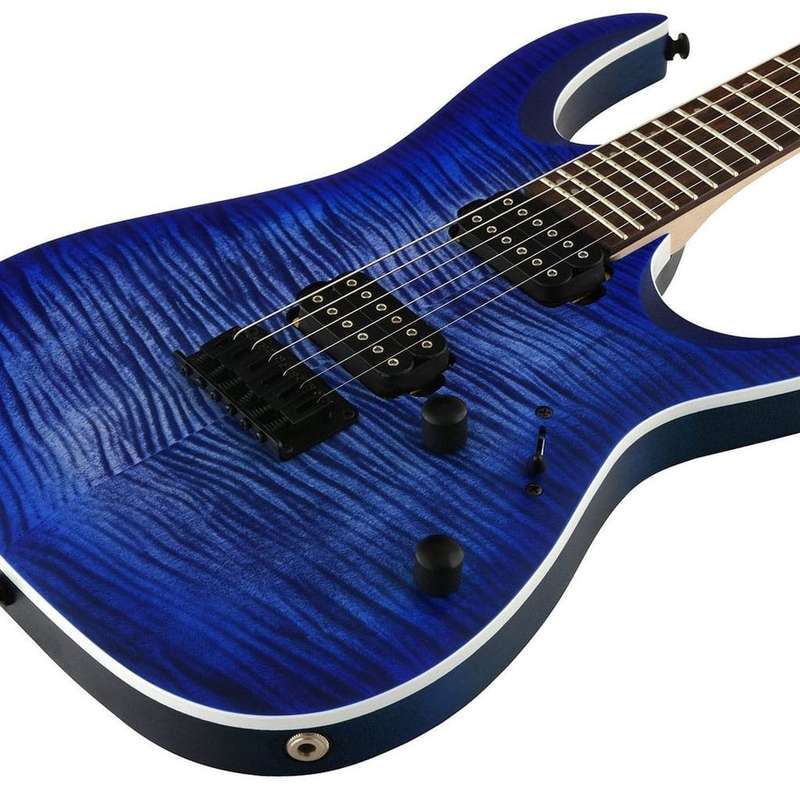 Ibanez RGA42 Electric Guitar - Flamed Maple Blue Lagoon Flat Finish