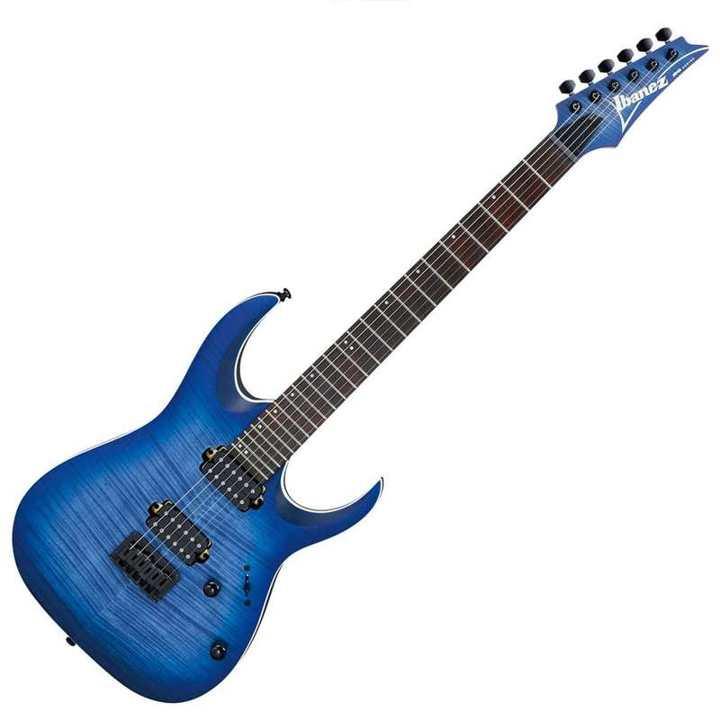 Ibanez RGA42 Electric Guitar - Flamed Maple Blue Lagoon Flat Finish