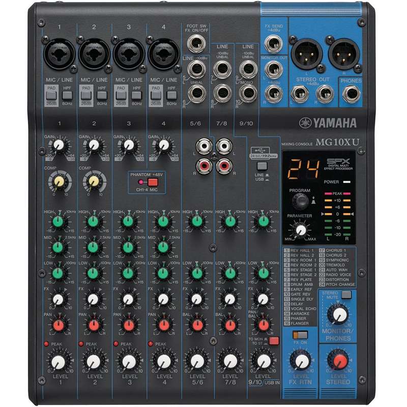 Yamaha MG10XU 10-Channel Mixer