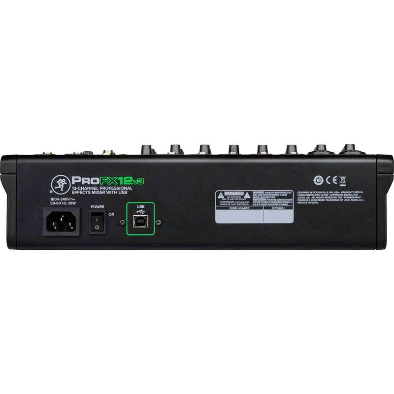 Mackie ProFX12 V3 12-Channel Professional Mixer with FX
