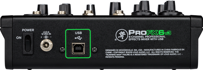 Mackie ProFX6 V3 6-Channel Compact Mixer with FX