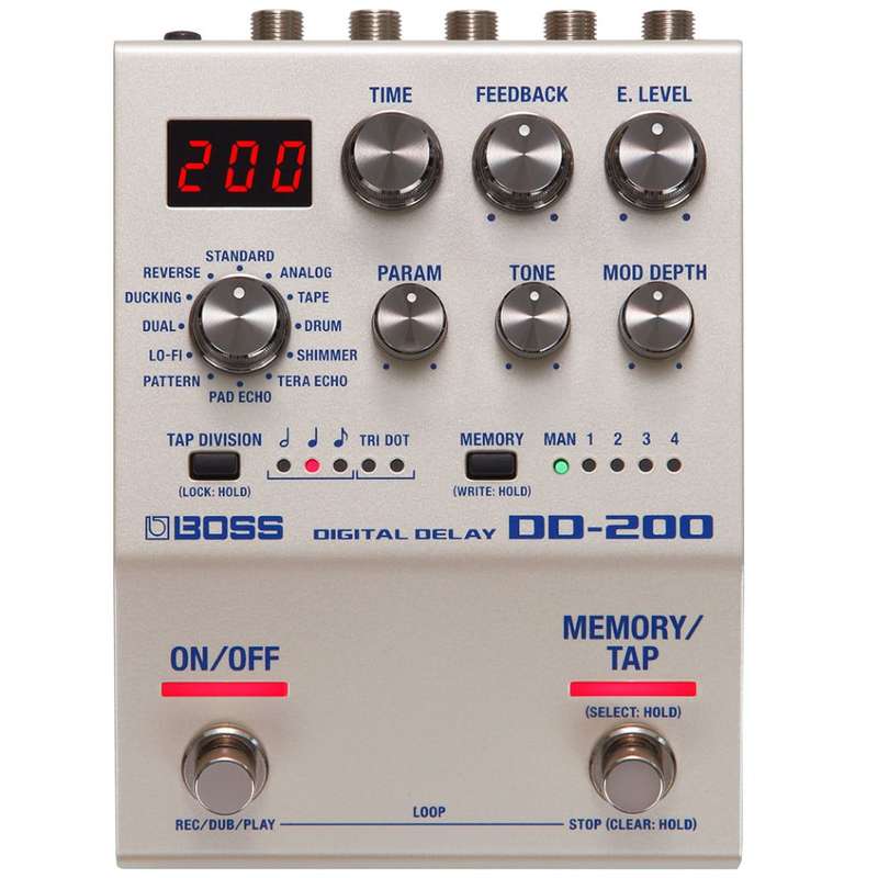 Boss DD-200 Digital Delay Effects Pedal