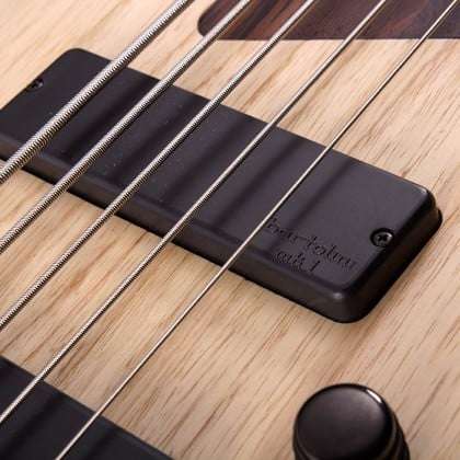 Cort A6 Plus FMMH Artisan Series 6-String Bass Guitar - Open Pore Finish