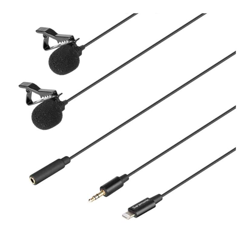 Saramonic LavMicro U1C Dual Head Clip-On Microphone