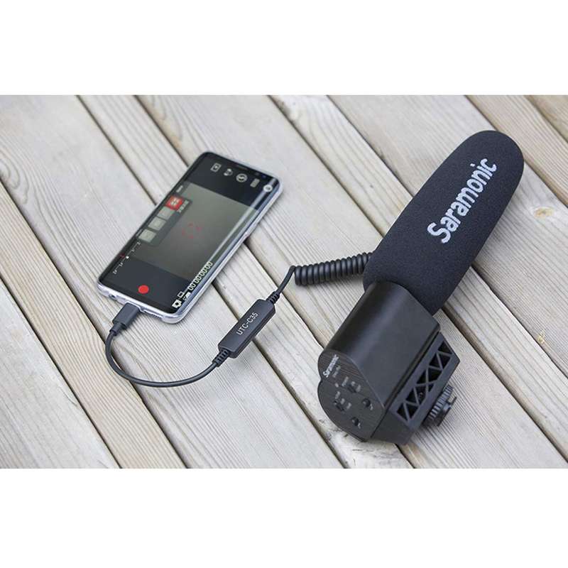 Saramonic UTC-C35 3.5mm Jack to USB Type-C Audio Interface