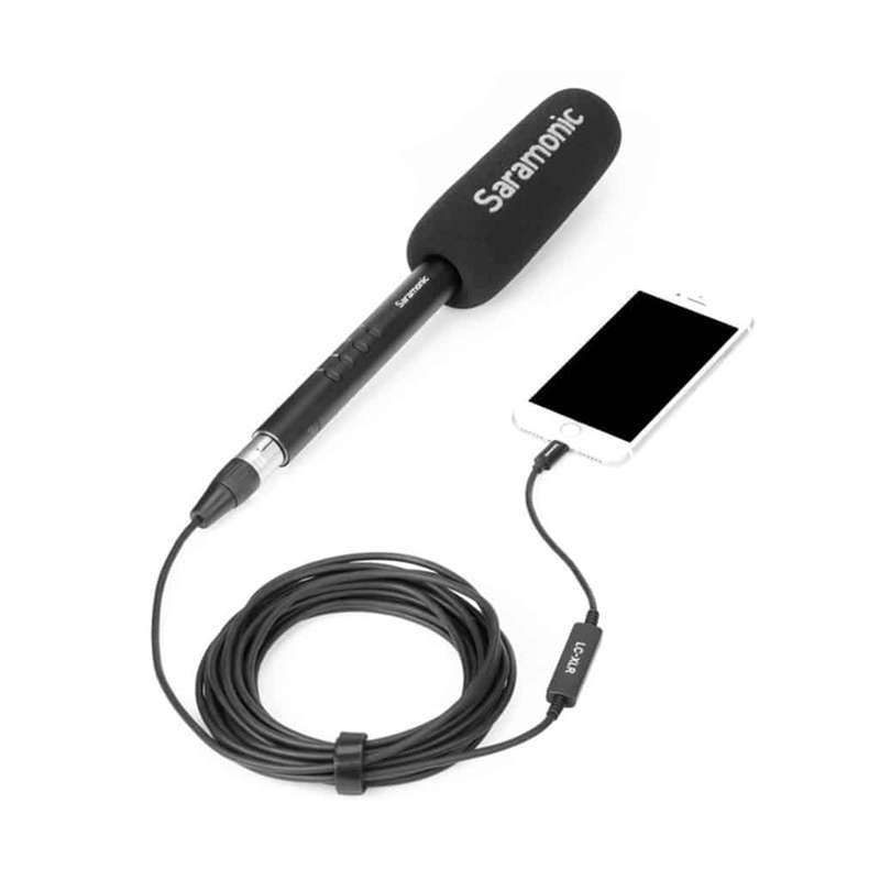 Saramonic LC-XLR XLR Microphone to iOS Lightning Audio Interface