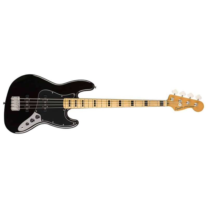 Squier by Fender Classic Vibe 70's Jazz Bass - Maple Neck - Black