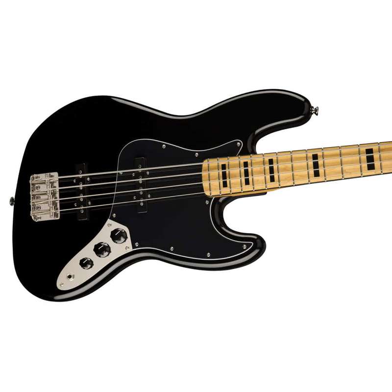Squier by Fender Classic Vibe 70's Jazz Bass - Maple Neck - Black
