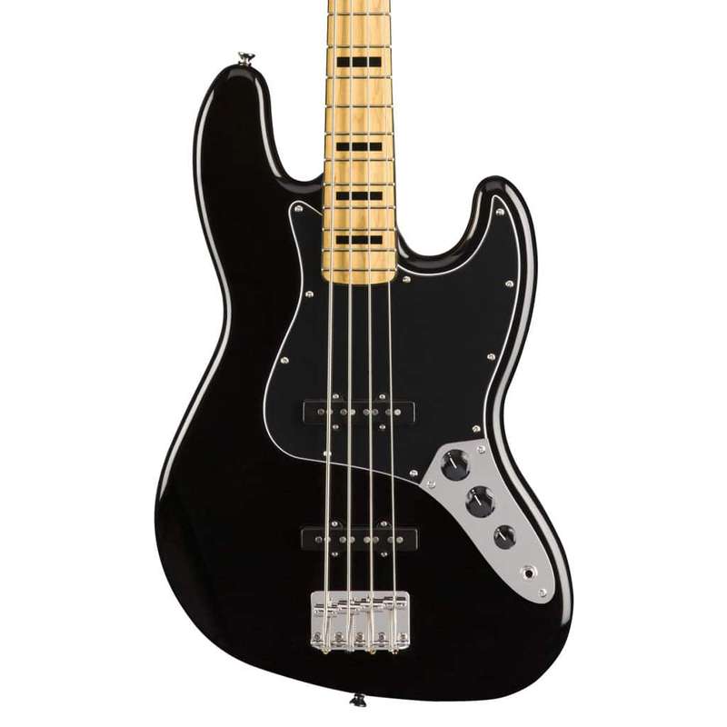 Squier by Fender Classic Vibe 70's Jazz Bass - Maple Neck - Black