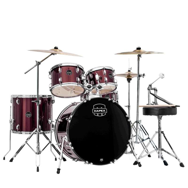 Mapex Prodigy 5 Piece Custom Drumkit Burgundy Finish