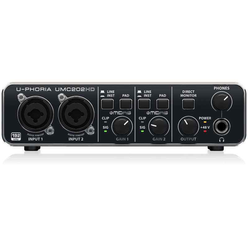 Behringer U-Phoria UMC202HD USB Audio Interface