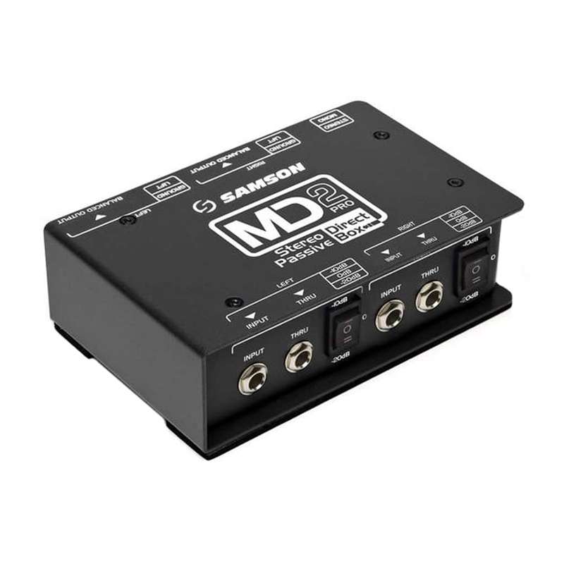 Samson SMax MD2 Pro - Stereo Passive Direct Box