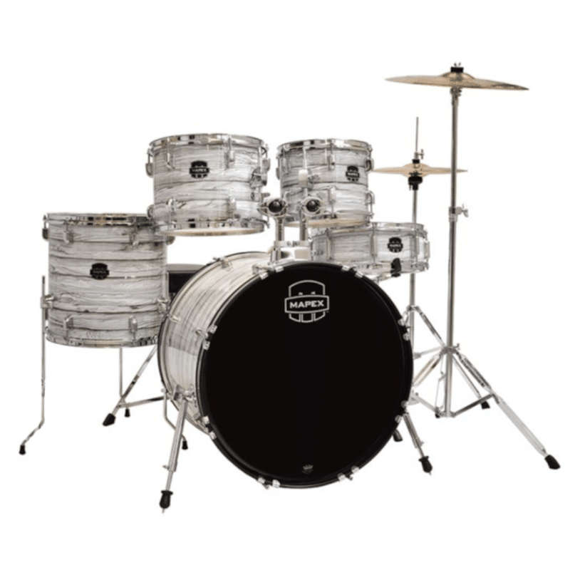 Mapex PDG5254TCFI Prodigy 5pc Standard Drum Kit White Marble Finish