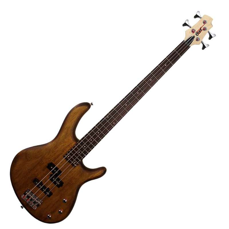 Cort Action 4-String PJ Bass - Open Pore Walnut