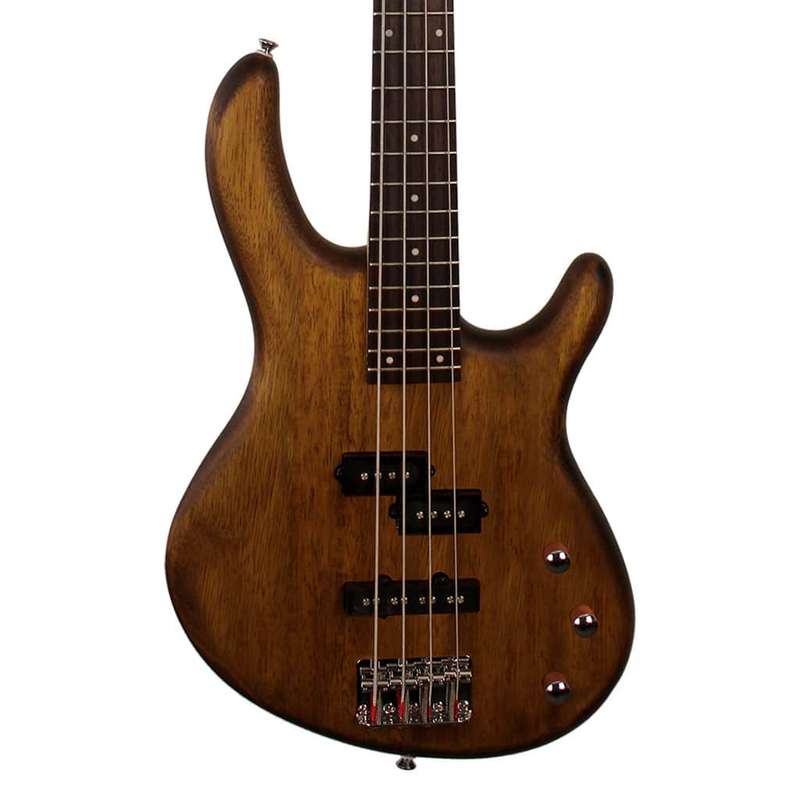 Cort Action 4-String PJ Bass - Open Pore Walnut
