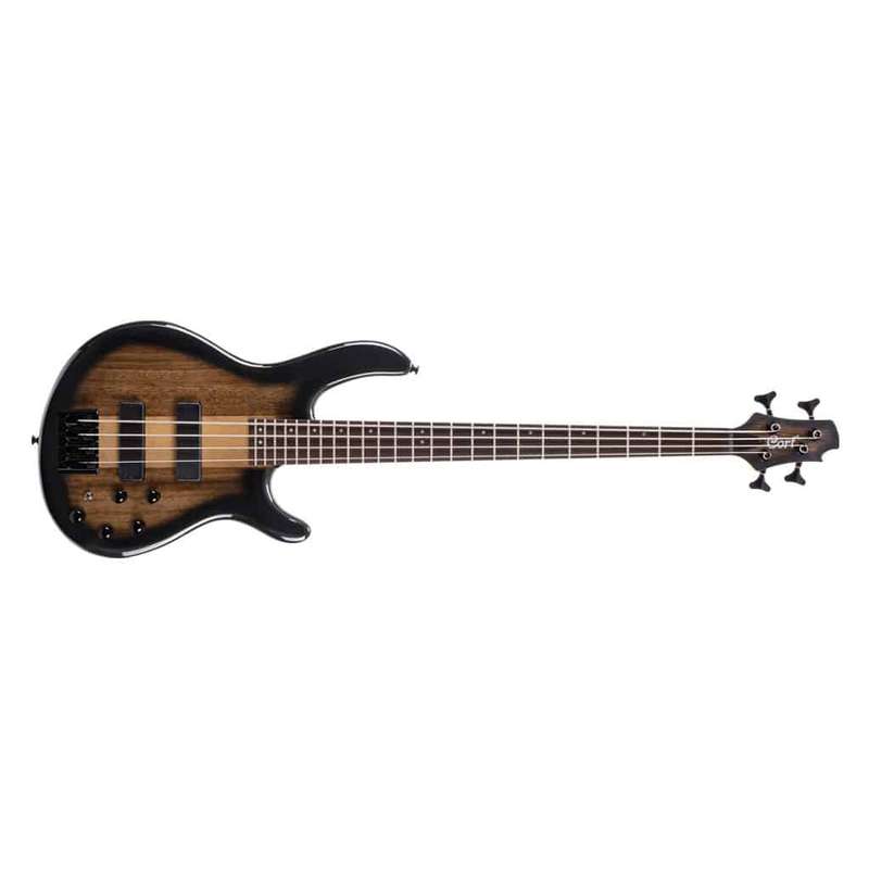 Cort C4 Plus ZBMH 4-String Bass Guitar w/ Markbass Pre - Trans Black Burst