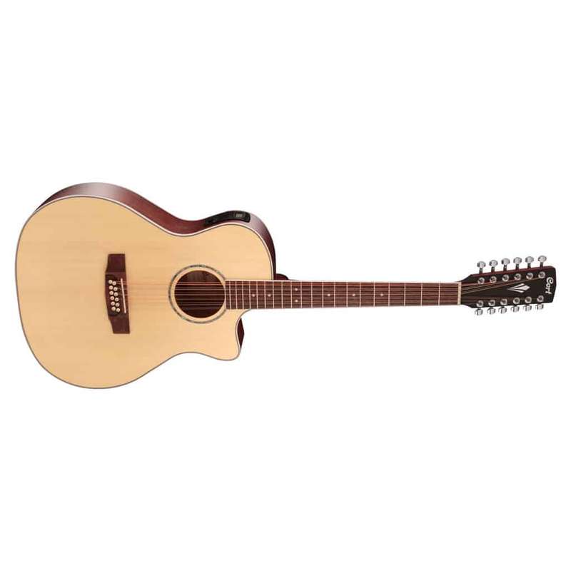 Cort GA-MEDX-12 12-String Acoustic-Electric Guitar - Open Pore Natural