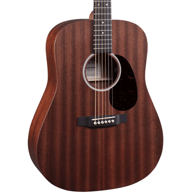 Martin D-10E Road Series Acoustic-Electric Guitar - Natural Sapele