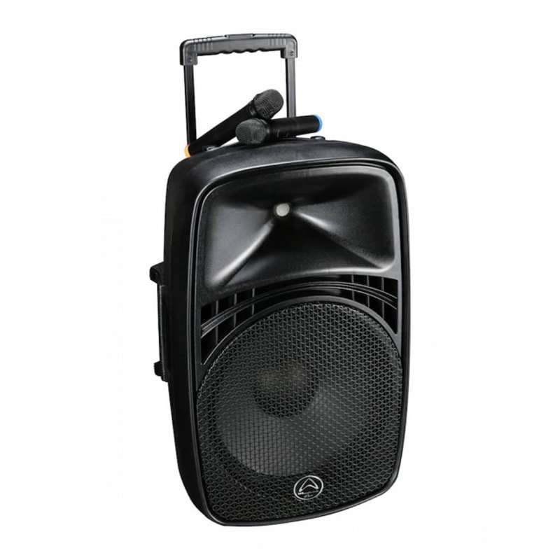 Wharfedale EZ12A Portable 12'' PA Speaker w/ Bluetooth Microphones