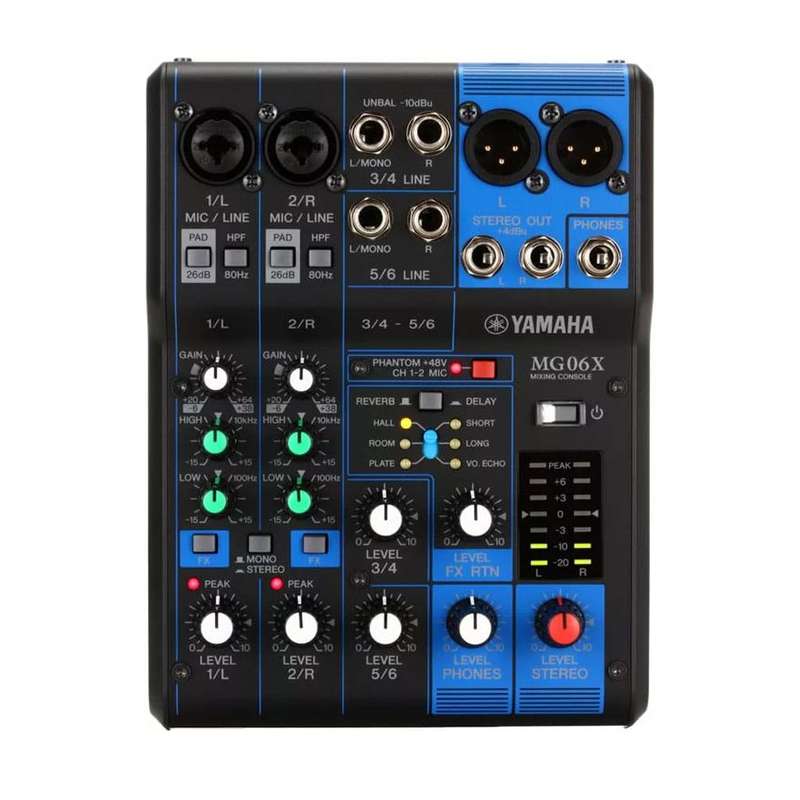 Yamaha MG06X 6-channel Mixer with Effects