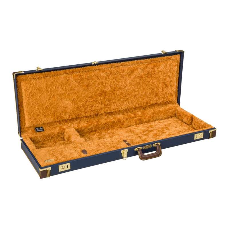 Fender Classic Series Wood Case for Strat/Tele - Navy Blue